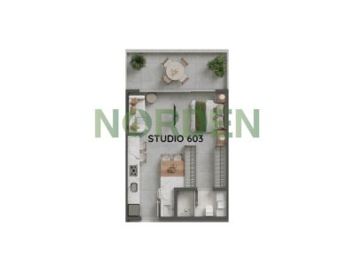 Apartamento, 33m² com 1 quarto, Luminae Urban Residence em Florianópolis
