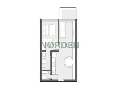Apartamento, 46m² com 1 quarto, 1 suíte, Lúmina em Florianópolis