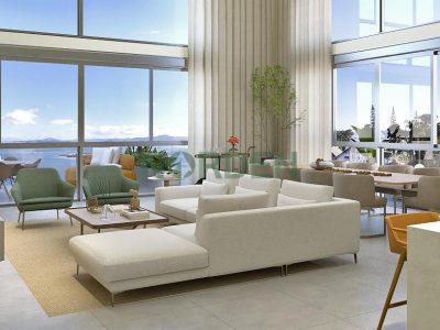 Duplex, 219m² com 4 quartos, 4 suítes e 3 vagas, Cacupé4 Náutico Residence em Florianópolis