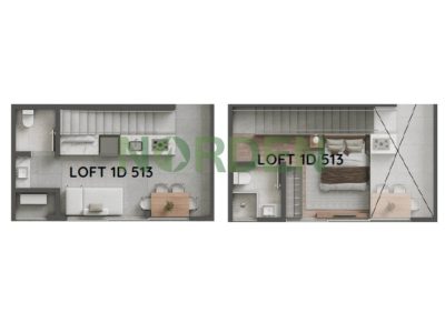 Loft, 27m² com 1 quarto, Luminae Urban Residence em Florianópolis
