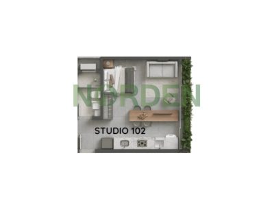 Apartamento, 34m² com 1 quarto, Luminae Urban Residence em Florianópolis