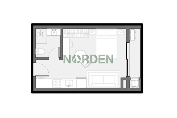 Studio, 30m² com 1 quarto, Smart Jurerê em Florianópolis