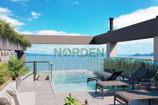 Studio, 38m² com 1 quarto e 1 vaga, Residencial Villa Di Pádova em Florianópolis