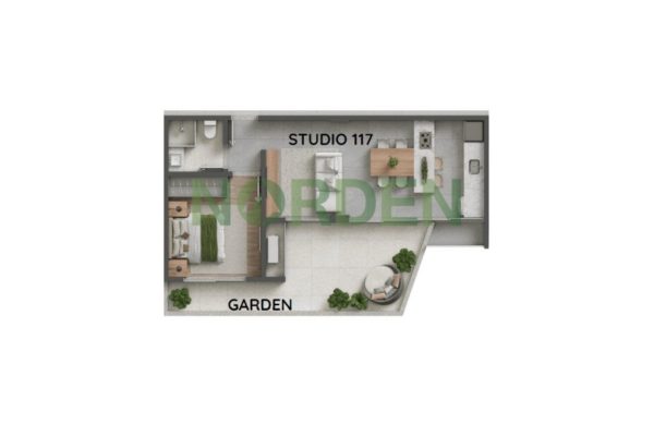 Apartamento, 43m² com 1 quarto, Luminae Urban Residence em Florianópolis