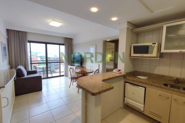 Apartamento, 51m² com 1 quarto, 1 suíte e 1 vaga, Jurerê Beach Village em Florianópolis