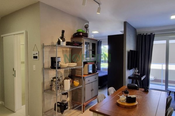 Apartamento, 50m² com 1 quarto, 1 suíte e 1 vaga, Residencial Flor de Liz em Florianópolis