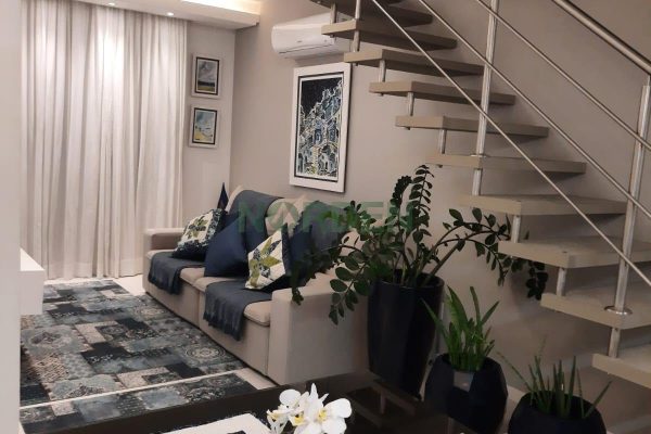 Duplex, 90m² com 2 quartos, 1 suíte e 2 vagas no bairro Coqueiros em Florianópolis